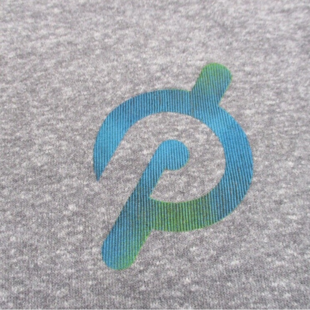 Peloton Heather Gray Zip-Up Hoodie - Picture 6 of 6